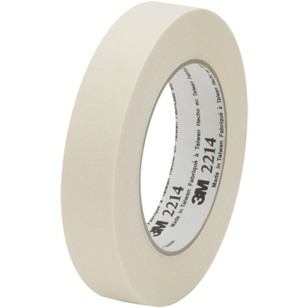 3/4" x 60 yds. (12 Pack) 3M Paper Masking Tape 2214