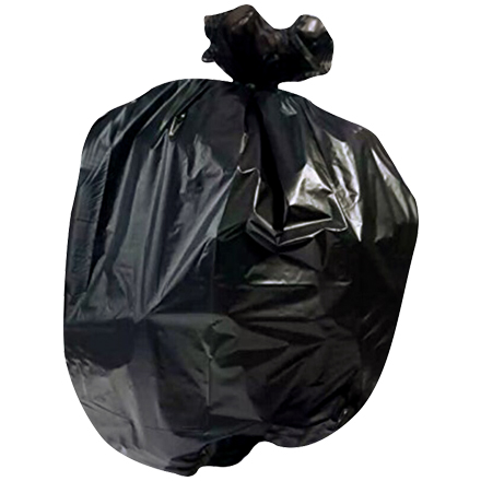 High Density Trash Liners - Black, 56 Gallon, .67 Mil.