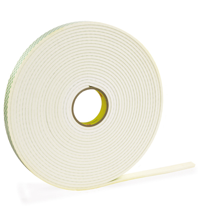 1/2" x 72 yds. (1 Pack) 3M<span class='tm'>™</span> 4462 Double Sided Foam Tape